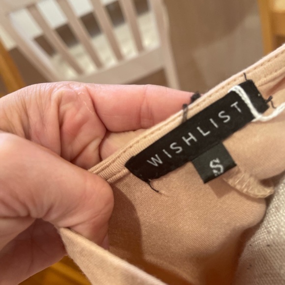 💜 5 for $25 or 3 for $18 Wishlist tan sleeveless dress - Picture 5 of 6